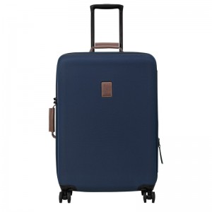 Longchamp Boxford L Suitcase Mavi | 947-IFAHWY