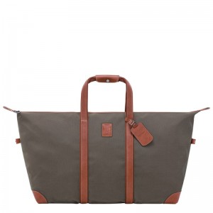 Longchamp Boxford L Travel Bag Kahverengi | 95283-GFJK