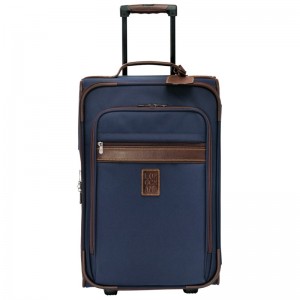 Longchamp Boxford M Suitcase Mavi | 91067-PBIG