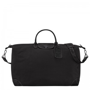 Longchamp Boxford M Travel Bag Siyah | 84503-EPZC