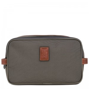 Longchamp Boxford Toiletry Case Kahverengi | 59482-NZKX