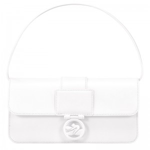 Longchamp Box-trot M Shoulder Bag Beyaz | 580-JSWZNX