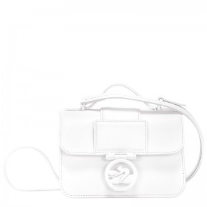 Longchamp Box-trot Xs Crossbody Bag Beyaz | 23479-RWEV