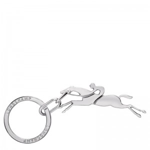 Longchamp Cavalier Longchamp Key-rings Gümüş | 39804-NZPT