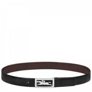 Longchamp Delta Box Belt Siyah | 67284-MJYO