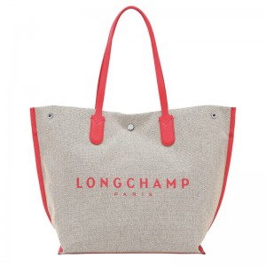 Longchamp Essential L Tote Bag Strawberry | 89452-IDPF