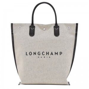 Longchamp Essential M Tote Bag Ecru | 12956-BYQD