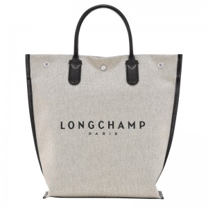 Longchamp Essential M Tote Bag Ecru | 70691-JBGN