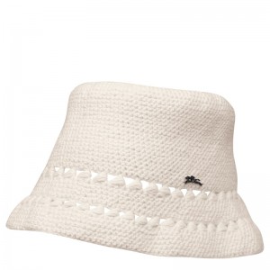 Longchamp Hat Ecru | 50381-FJYK