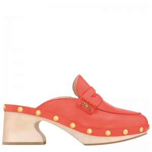 Longchamp La Cigale Clogs Strawberry | 531-HPEDAJ