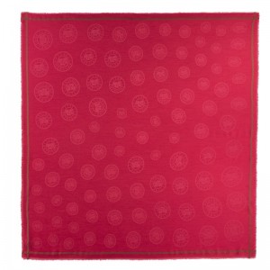 Longchamp La Médaille Longchamp Shawl Magenta | 90163-KFRI