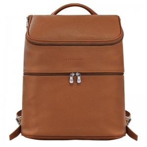 Longchamp Le Foulonné Backpack Caramel | 12854-YBEG