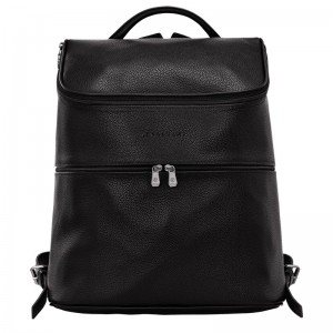 Longchamp Le Foulonné Backpack Siyah | 19380-XSQR