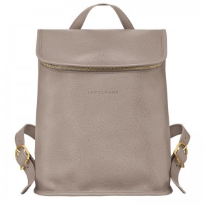 Longchamp Le Foulonné Backpack Turtledove | 84053-FBNU