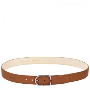 Longchamp Le Foulonné Belt Caramel | 86014-JZSM