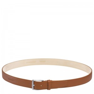 Longchamp Le Foulonné Belt Caramel | 86305-YTXS