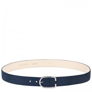 Longchamp Le Foulonné Belt Lacivert | 16205-MPXL