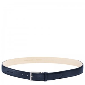 Longchamp Le Foulonné Belt Lacivert | 50879-PUSY