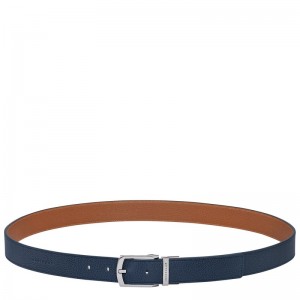 Longchamp Le Foulonné Belt Lacivert | 54712-BRIH