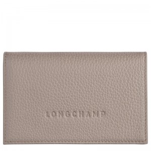 Longchamp Le Foulonné Card Holder Turtledove | 06518-DTRC