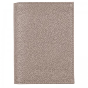 Longchamp Le Foulonné Card Holder Turtledove | 23569-DESZ