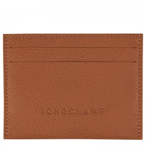 Longchamp Le Foulonné Cardholder Caramel | 29684-KCSW