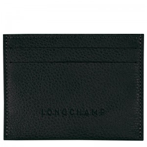 Longchamp Le Foulonné Cardholder Siyah | 59140-ITVA