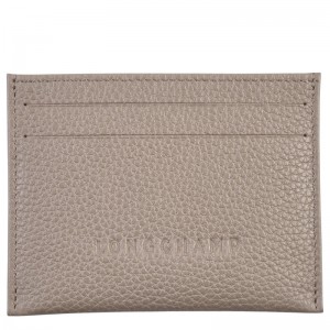 Longchamp Le Foulonné Cardholder Turtledove | 90152-OSTN