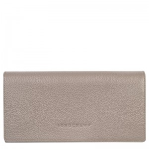 Longchamp Le Foulonné Continental Wallet Turtledove | 20938-XVUL