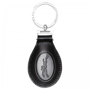 Longchamp Le Foulonné Key-rings Siyah | 32907-CWRY