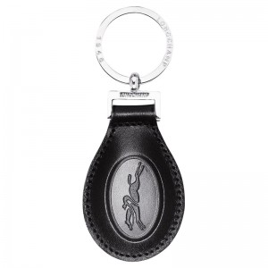 Longchamp Le Foulonné Key-rings Siyah | 37694-AQKO