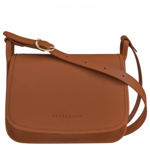 Longchamp Le Foulonné M Crossbody Bag Caramel | 74190-KSAR