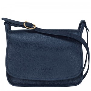 Longchamp Le Foulonné M Crossbody Bag Lacivert | 27930-JPOV