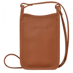 Longchamp Le Foulonné Phone Case Caramel | 10745-PNZD