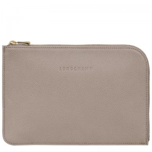 Longchamp Le Foulonné Pouch Turtledove | 42371-CZSU