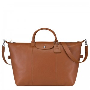 Longchamp Le Foulonné S Travel Bag Caramel | 452-GLCIQY