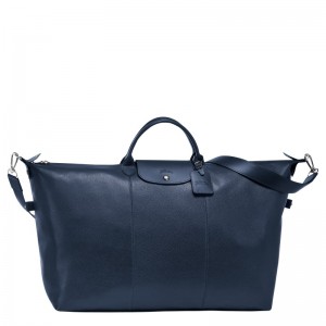 Longchamp Le Foulonné S Travel Bag Lacivert | 910-IZPMLC