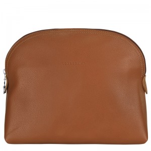 Longchamp Le Foulonné Toiletry Case Caramel | 14038-WMTK