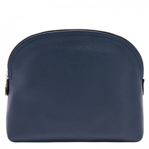 Longchamp Le Foulonné Toiletry Case Lacivert | 81429-EBUG