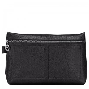 Longchamp Le Foulonné Toiletry Case Siyah | 29304-NCBF