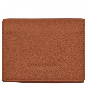 Longchamp Le Foulonné Wallet Caramel | 19375-WRQU