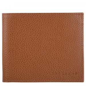 Longchamp Le Foulonné Wallet Caramel | 64209-GJWX