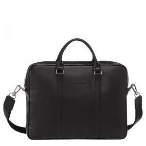 Longchamp Le Foulonné Xs Briefcase Siyah | 476-CWIEMQ