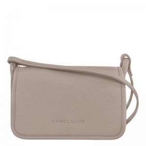 Longchamp Le Foulonné Xs Clutch Turtledove | 07239-BJWG