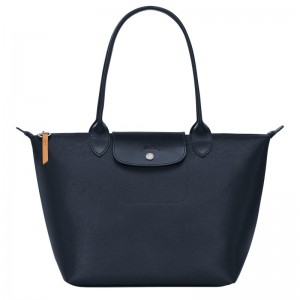 Longchamp Le Pliage City M Tote Bag Lacivert | 95371-ZJHQ