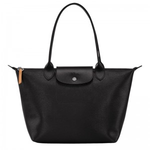 Longchamp Le Pliage City M Tote Bag Siyah | 90465-LQYN