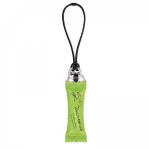 Longchamp Le Pliage Energy Key Ring Yeşil Açık | 28096-DTJV