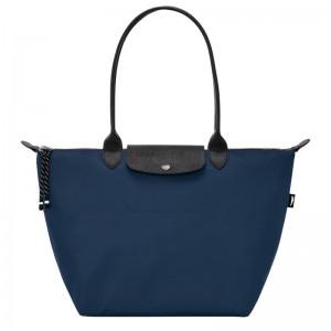 Longchamp Le Pliage Energy L Tote Bag Lacivert | 21945-LCKT