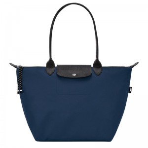 Longchamp Le Pliage Energy L Tote Bag Lacivert | 80415-KLVI