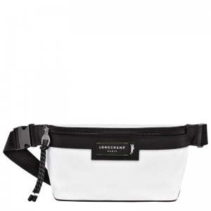 Longchamp Le Pliage Energy M Belt Bag Beyaz | 40637-WUAM